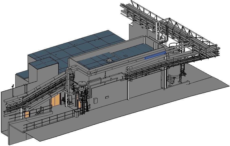 Point cloud of the process area
